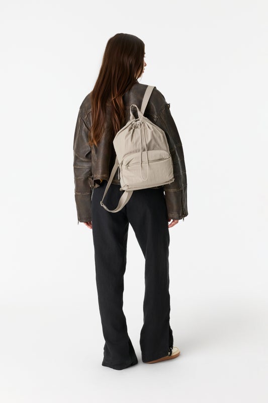 The Compactible Backpack in Oat - Image 6