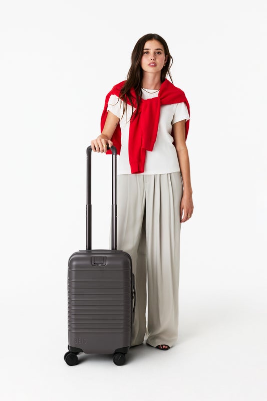 The Small Carry-On Roller in Charcoal - Image 5