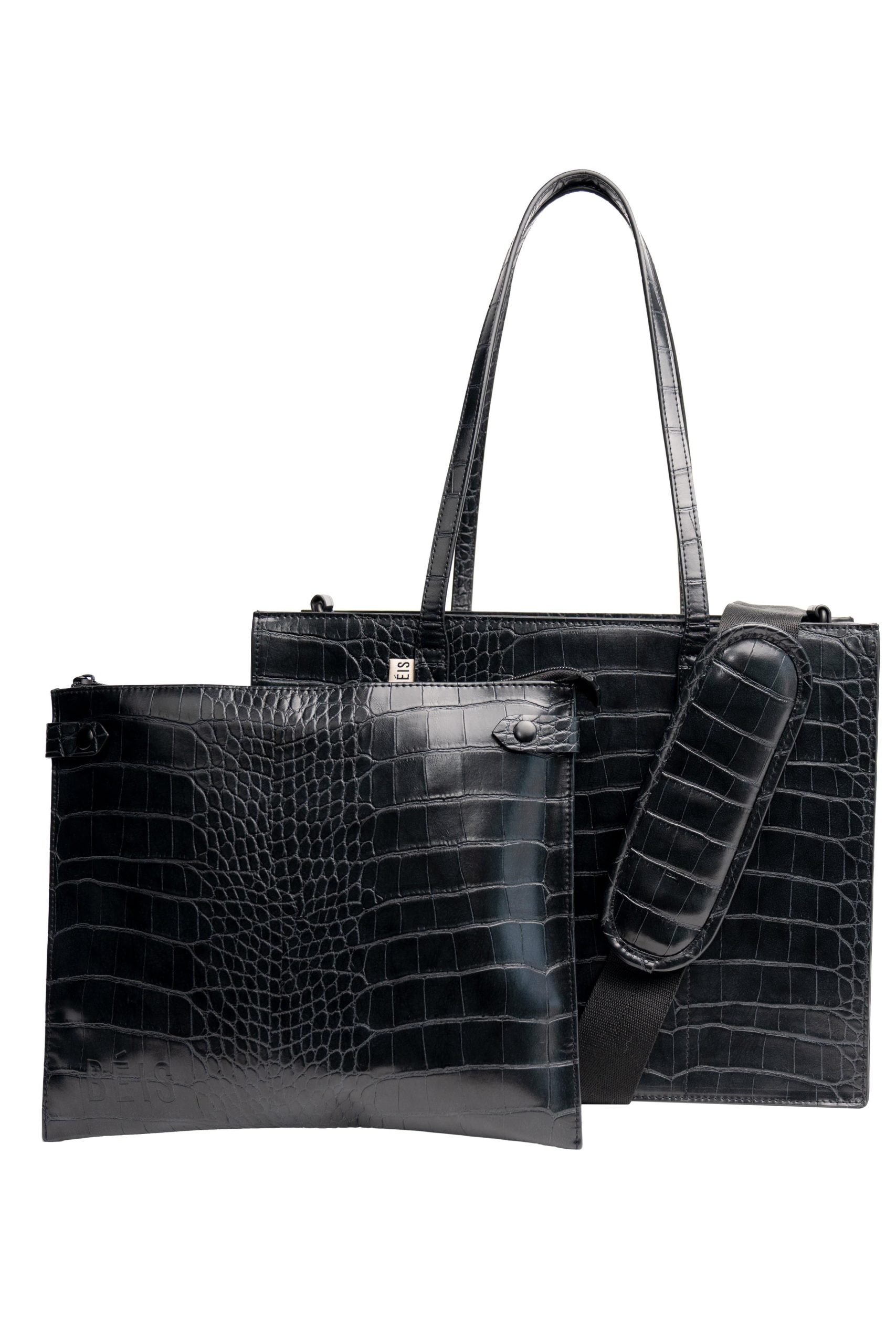 Resale The Work Tote in Black Croc - Image 9