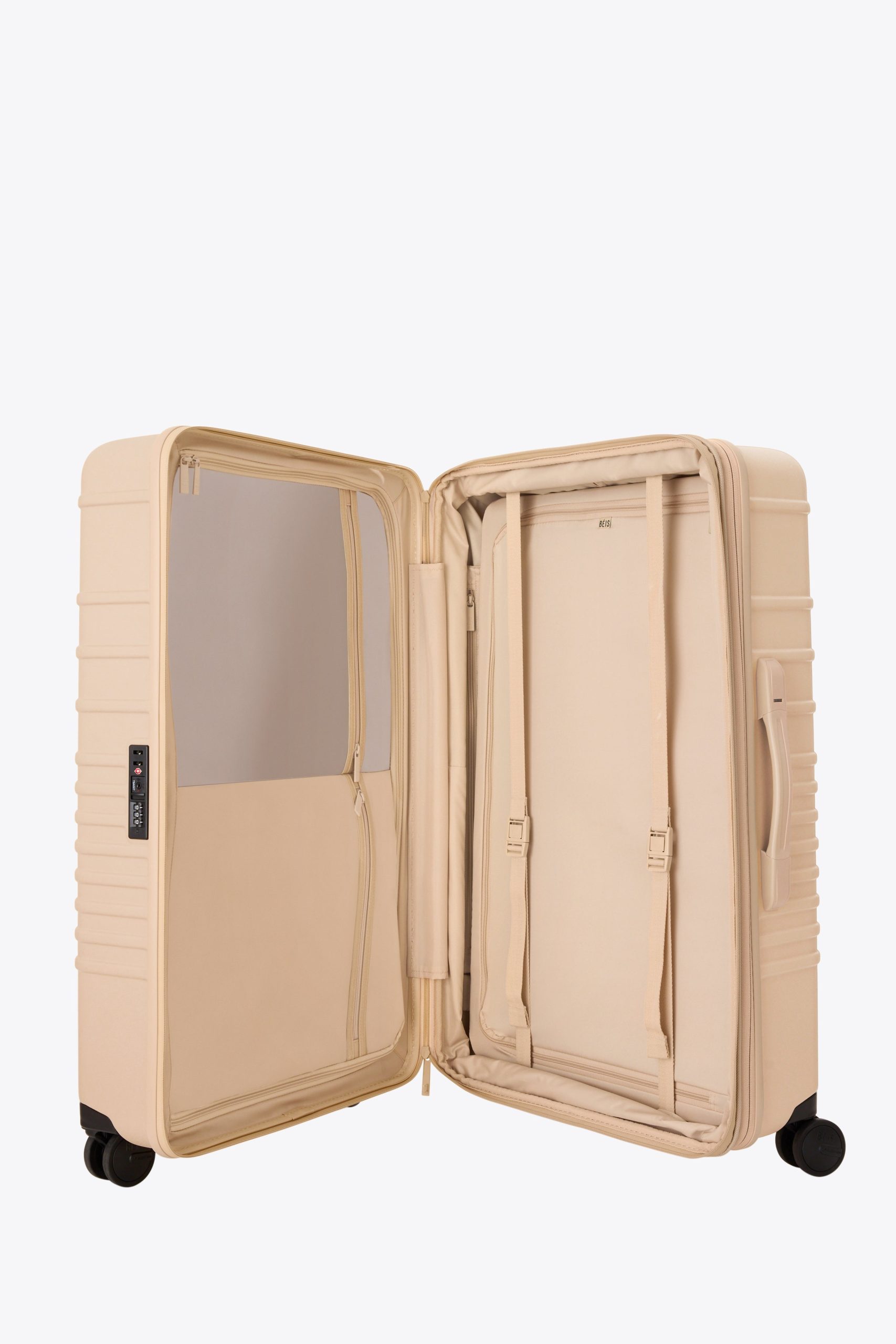 The Large Check-In Roller in Beige - Image 9