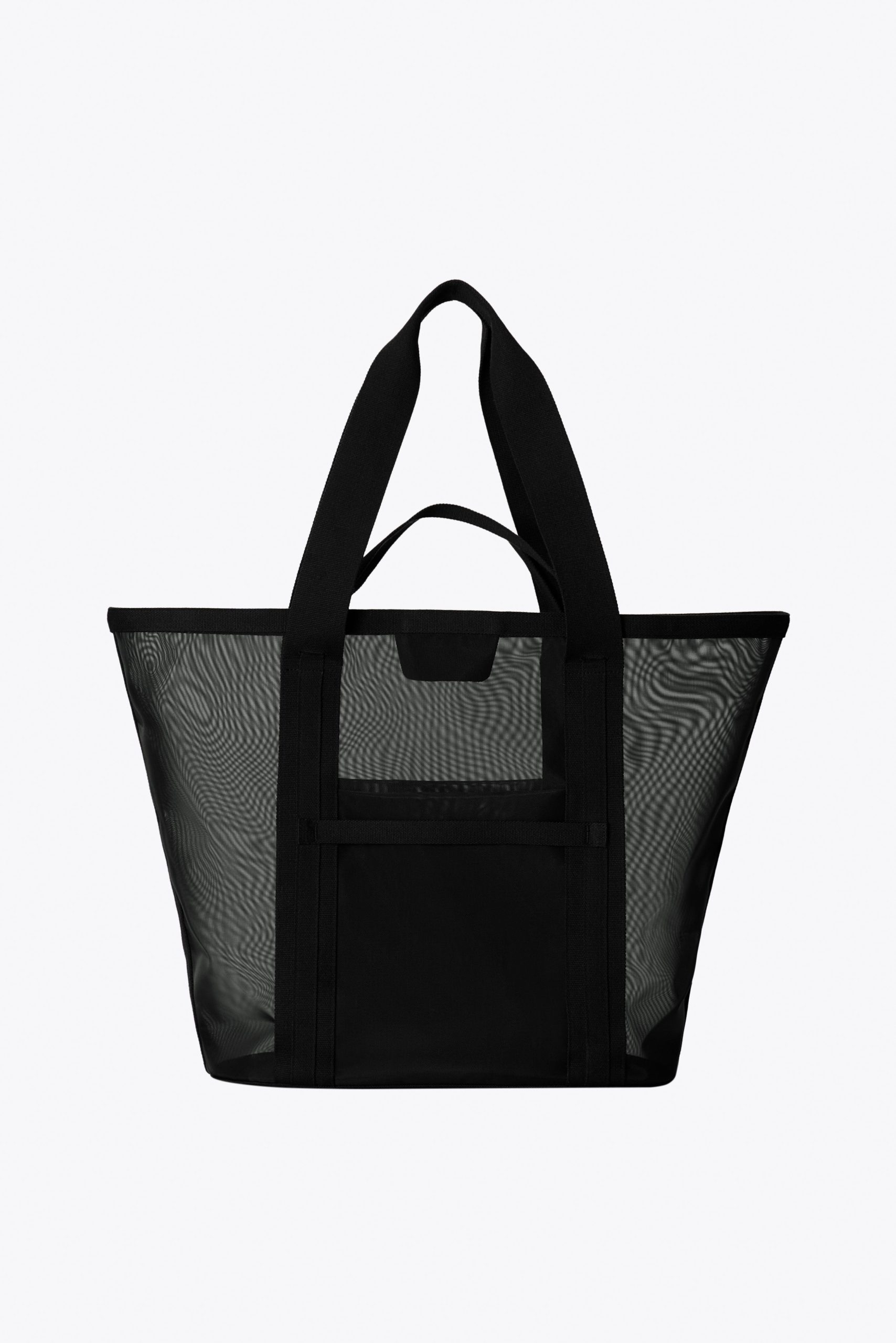 The Mesh Beach Tote in Black - Image 3