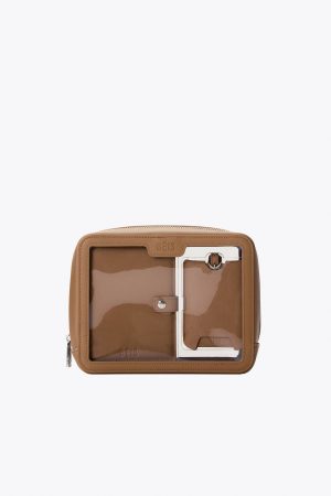 Personalized Accessories - The Passport & Luggage Tag Set in Camel