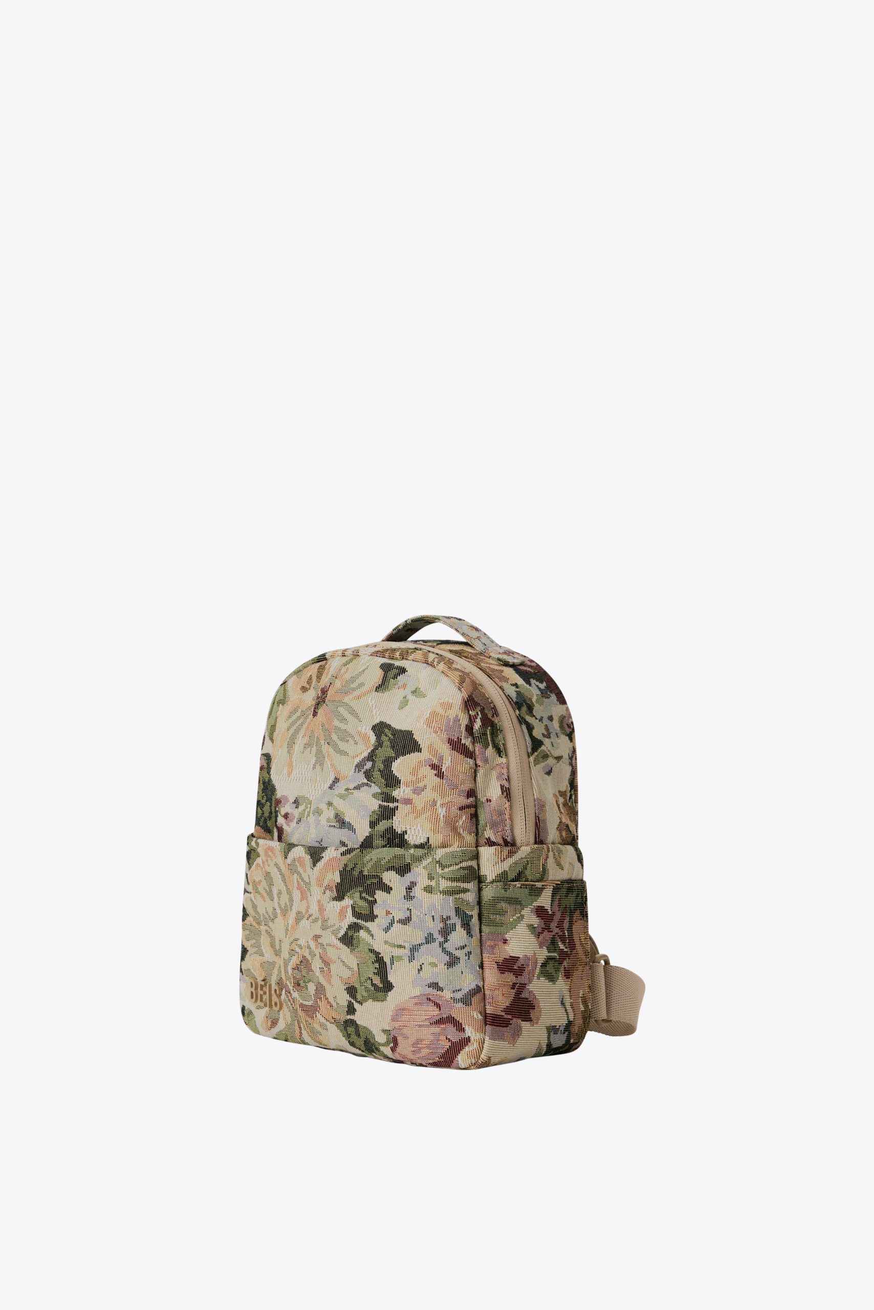 The Mini Backpack in Vintage Floral - Image 2