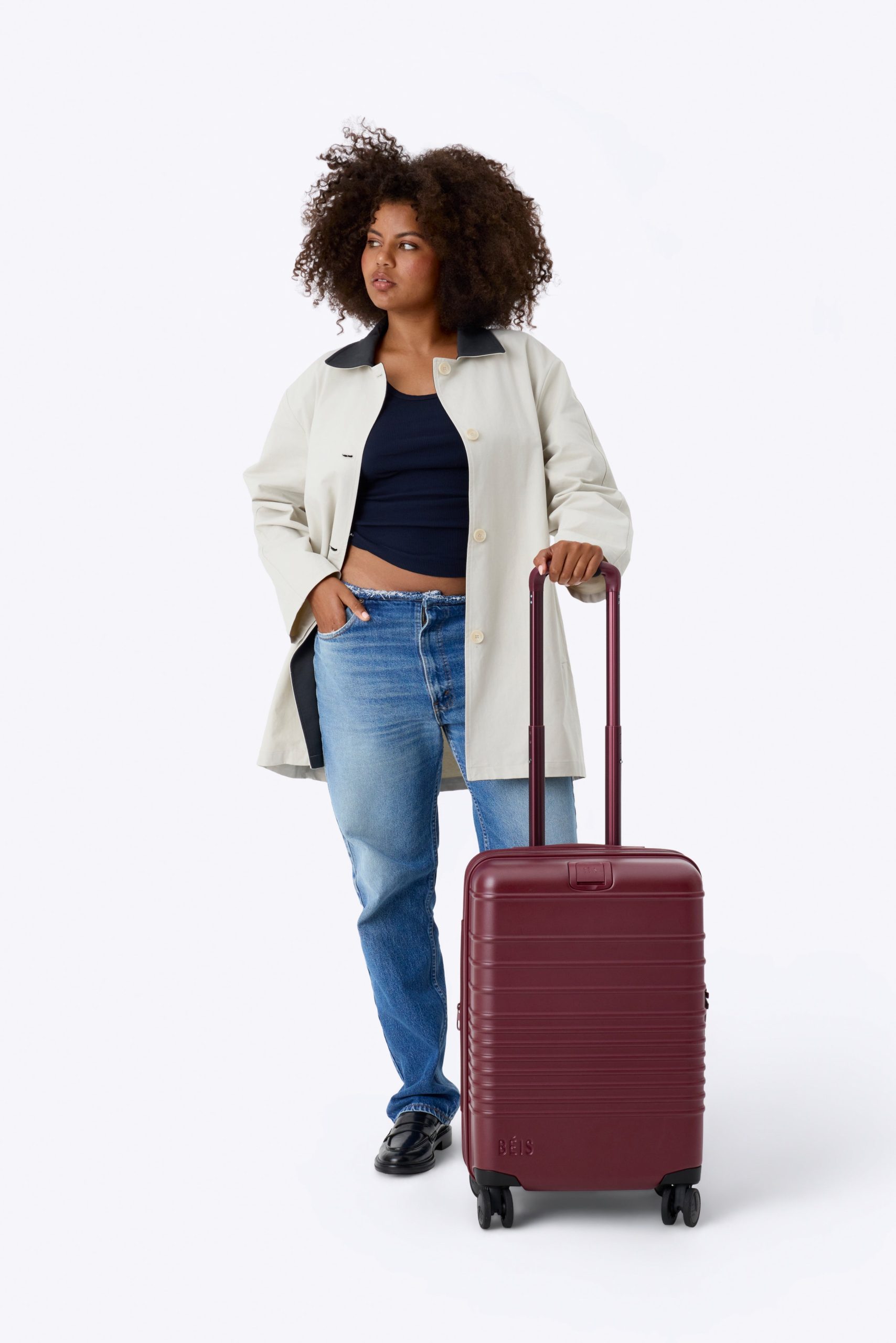 The Carry-On Roller in Burgundy - Image 5