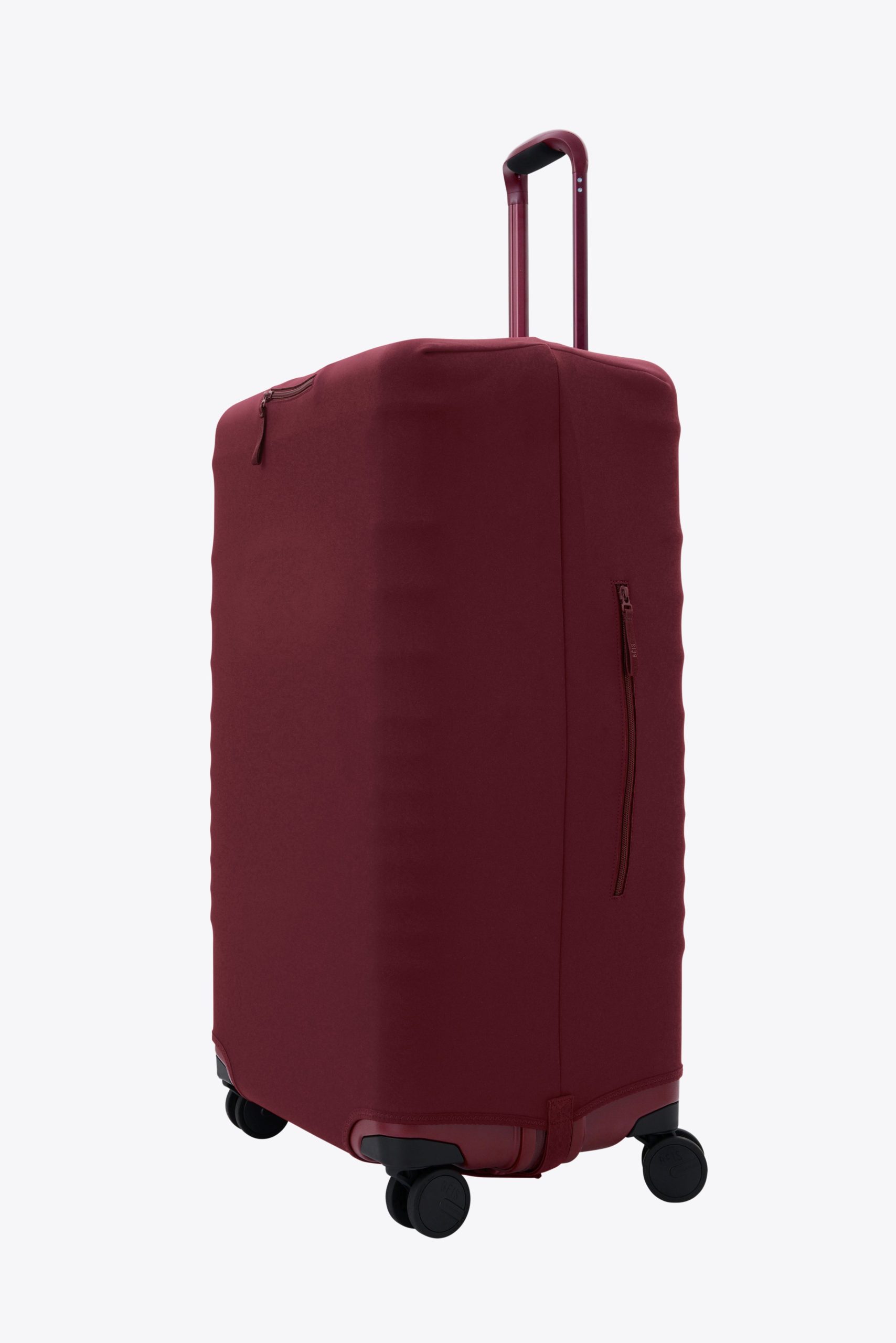 The Large Check-In Luggage Cover in Burgundy - Image 2