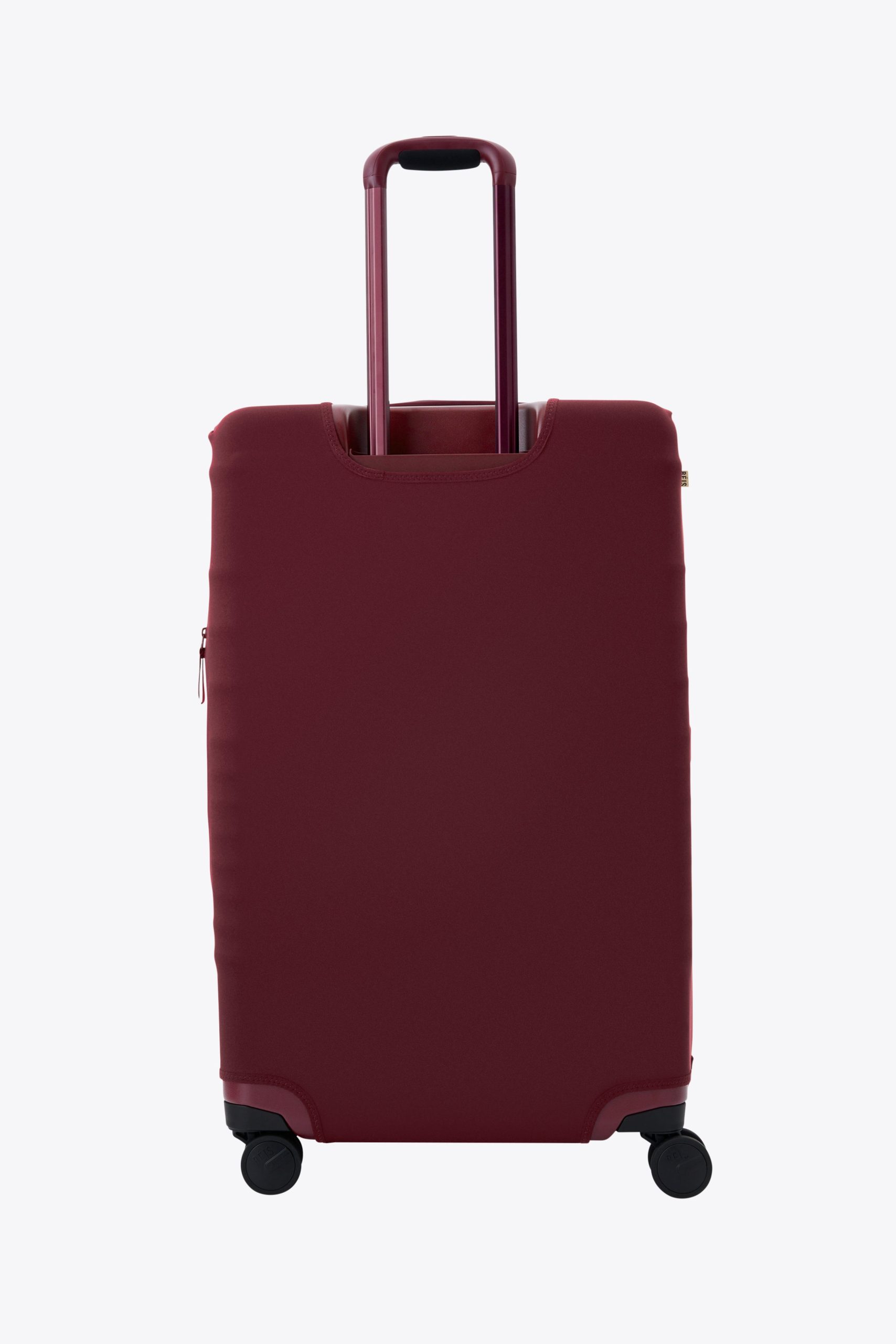 The Large Check-In Luggage Cover in Burgundy - Image 3