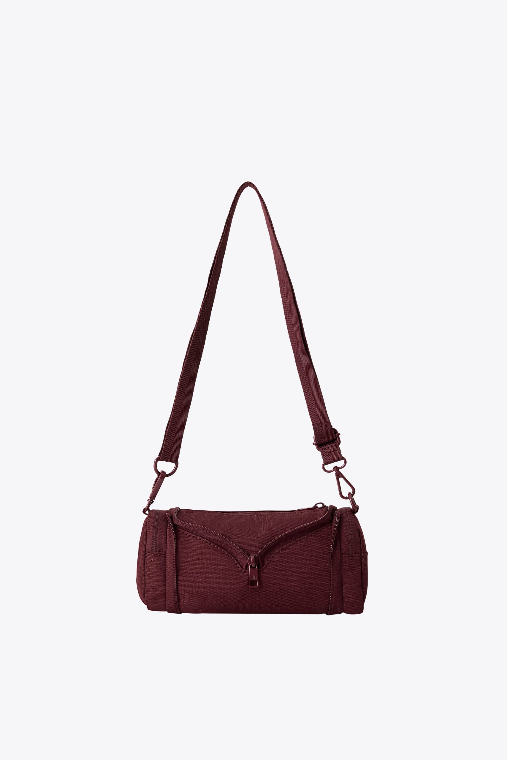 The Expandable Crossbody Charm in Burgundy - Image 5