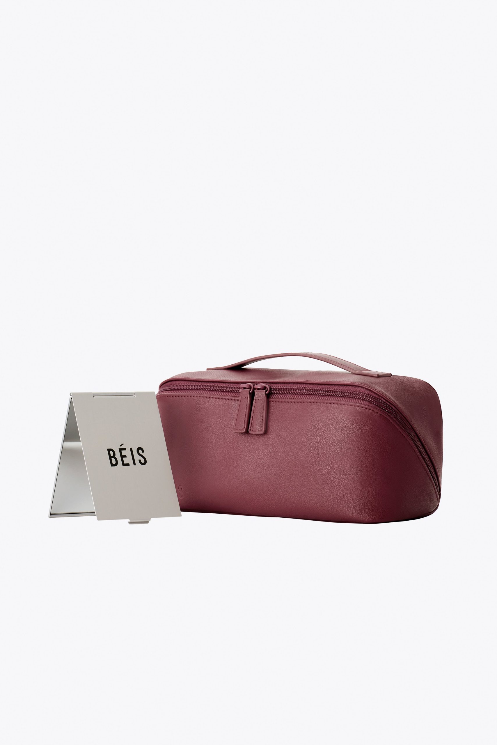 The Essential Toiletry Kit in Burgundy - Image 3