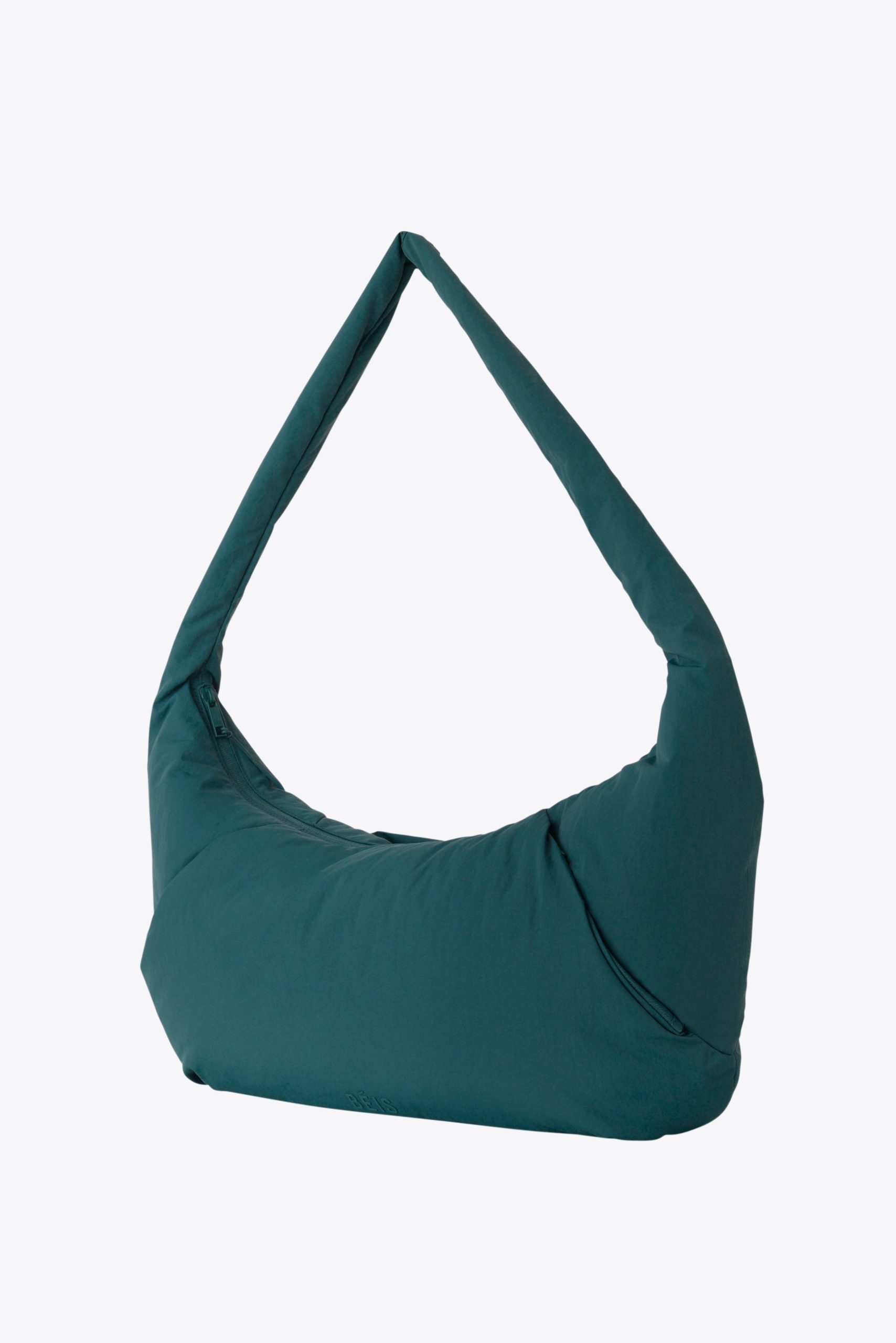 The Oversized Crescent Catchall in Deep Teal - Image 3