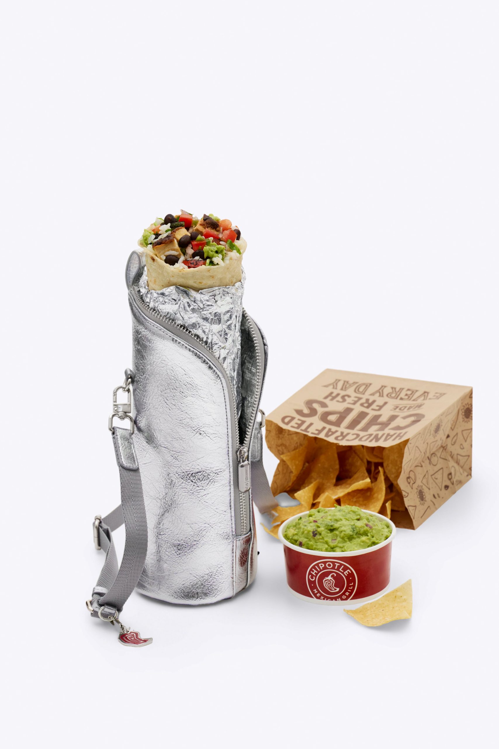 B??IS x Chipotle The Burrito Crossbody in Foil - Image 6