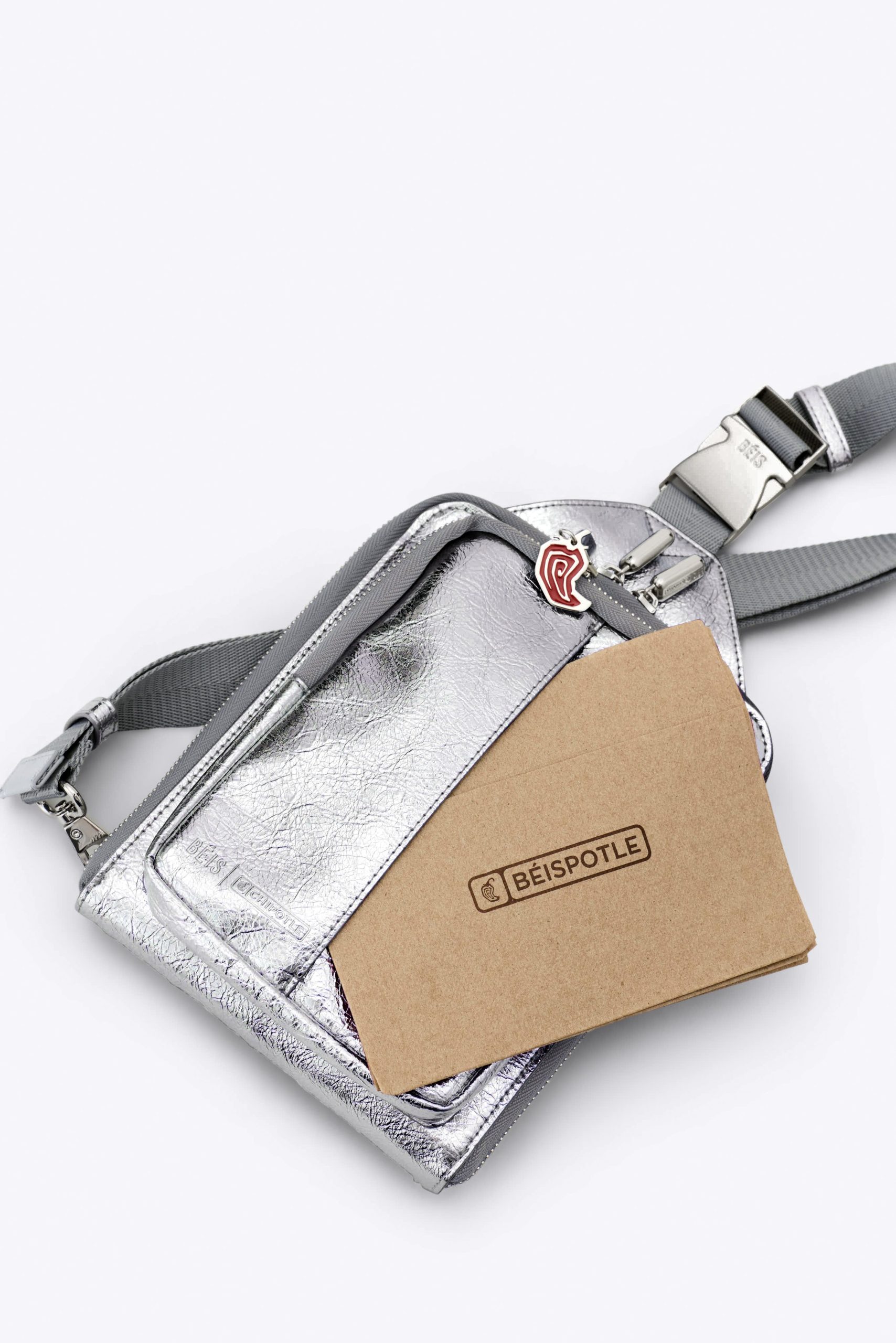 B??IS x Chipotle The Napkin Sling in Foil - Image 6