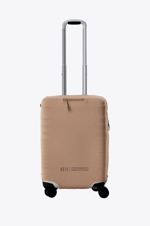 B??IS x Chipotle The Carry-On Luggage Cover in Kraft Brown