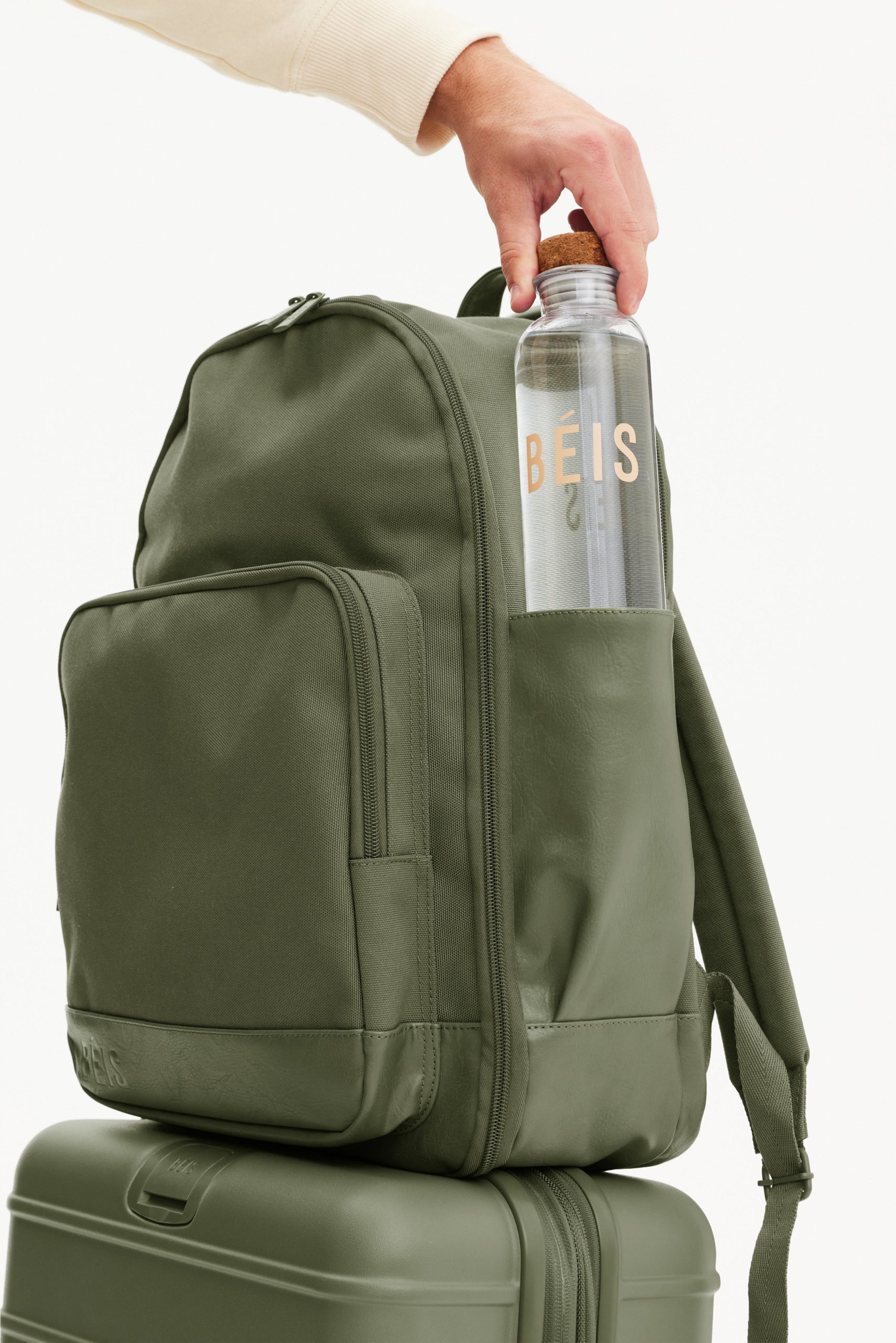 The Travel Backpack in Olive - Image 7