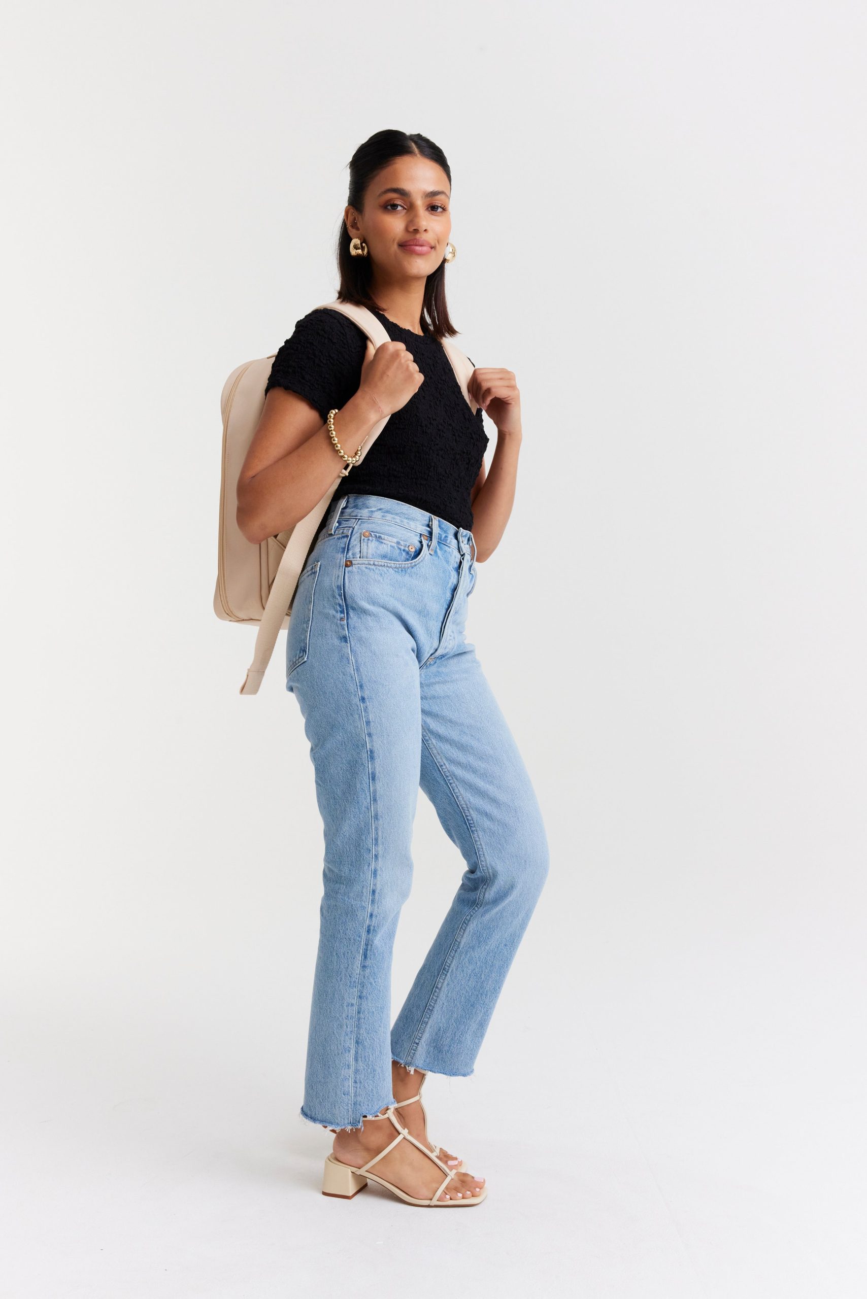 Resale The Commuter Backpack in Beige - Image 16