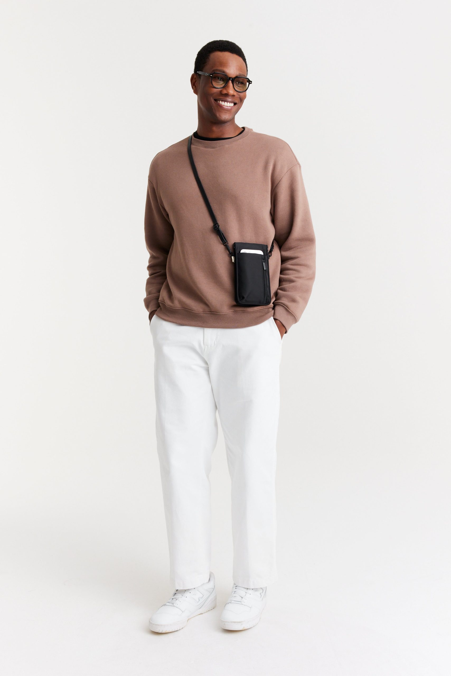 The ID Crossbody Bag in Black - Image 5