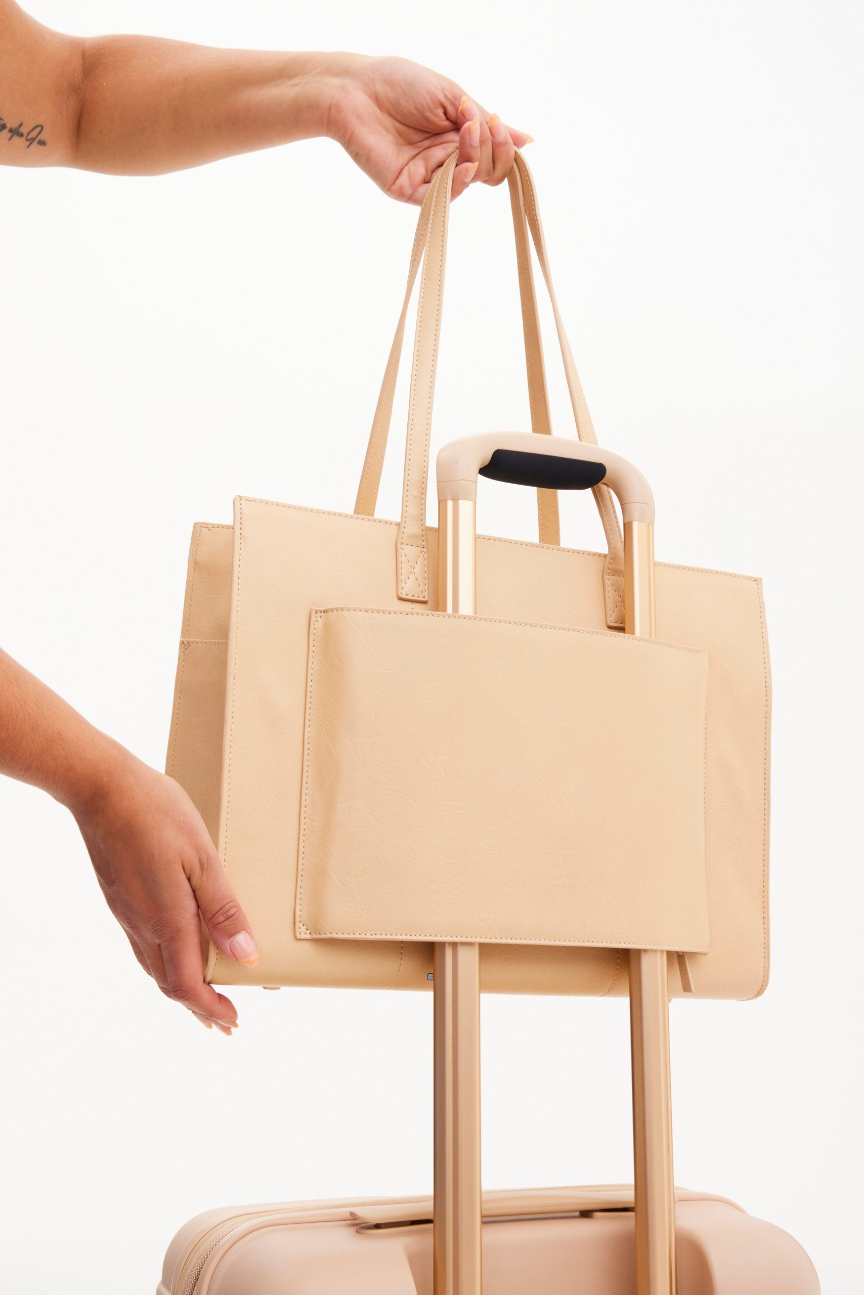 Resale The Work Tote in Beige - Image 9