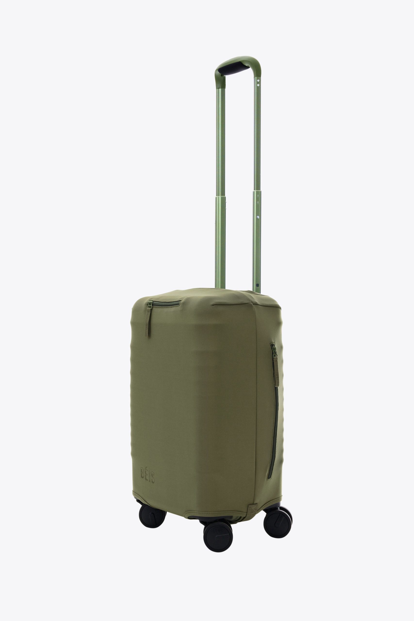 The Small Carry-On Luggage Cover in Olive - Image 3