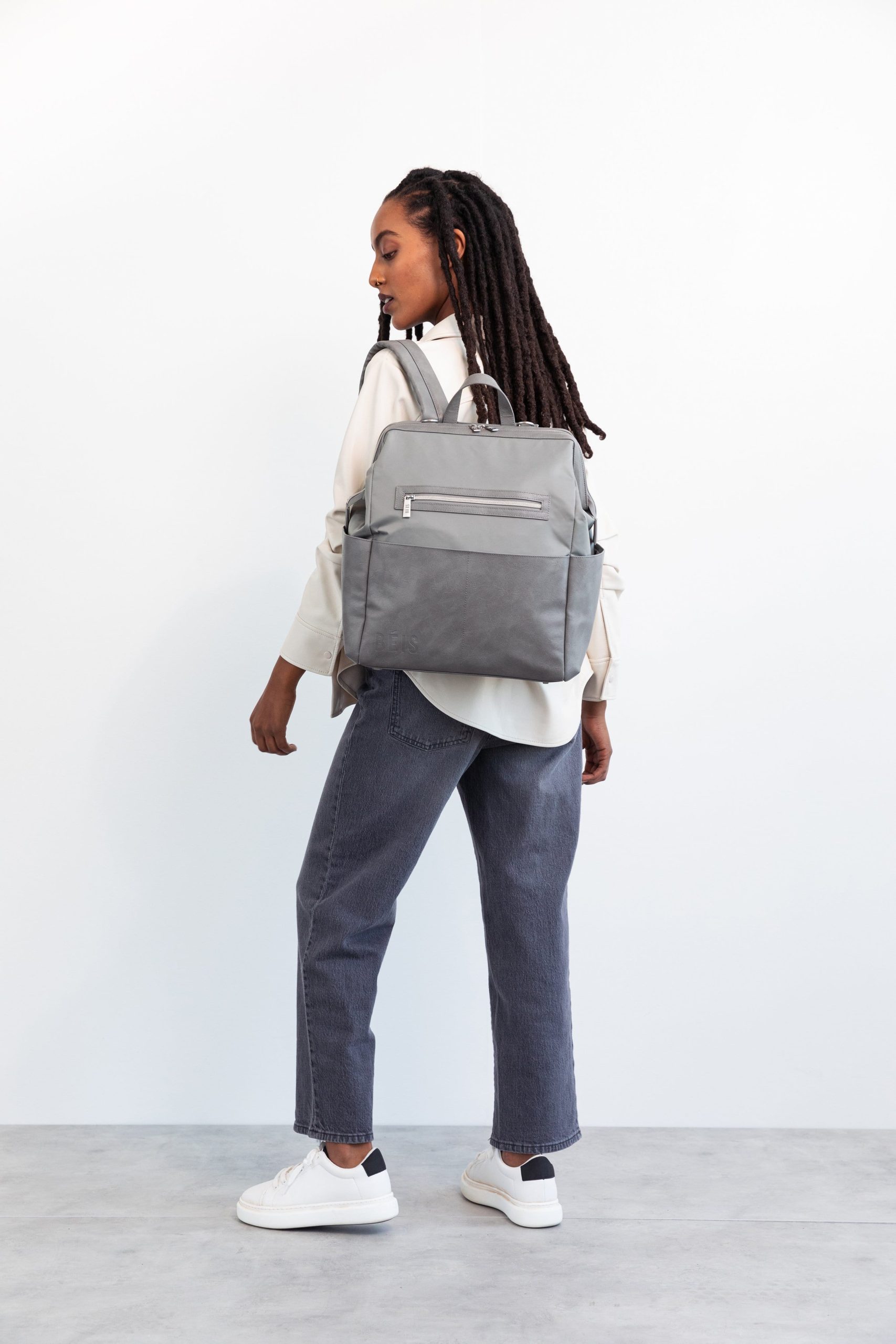 Resale The Backpack Diaper Bag in Grey - Image 5