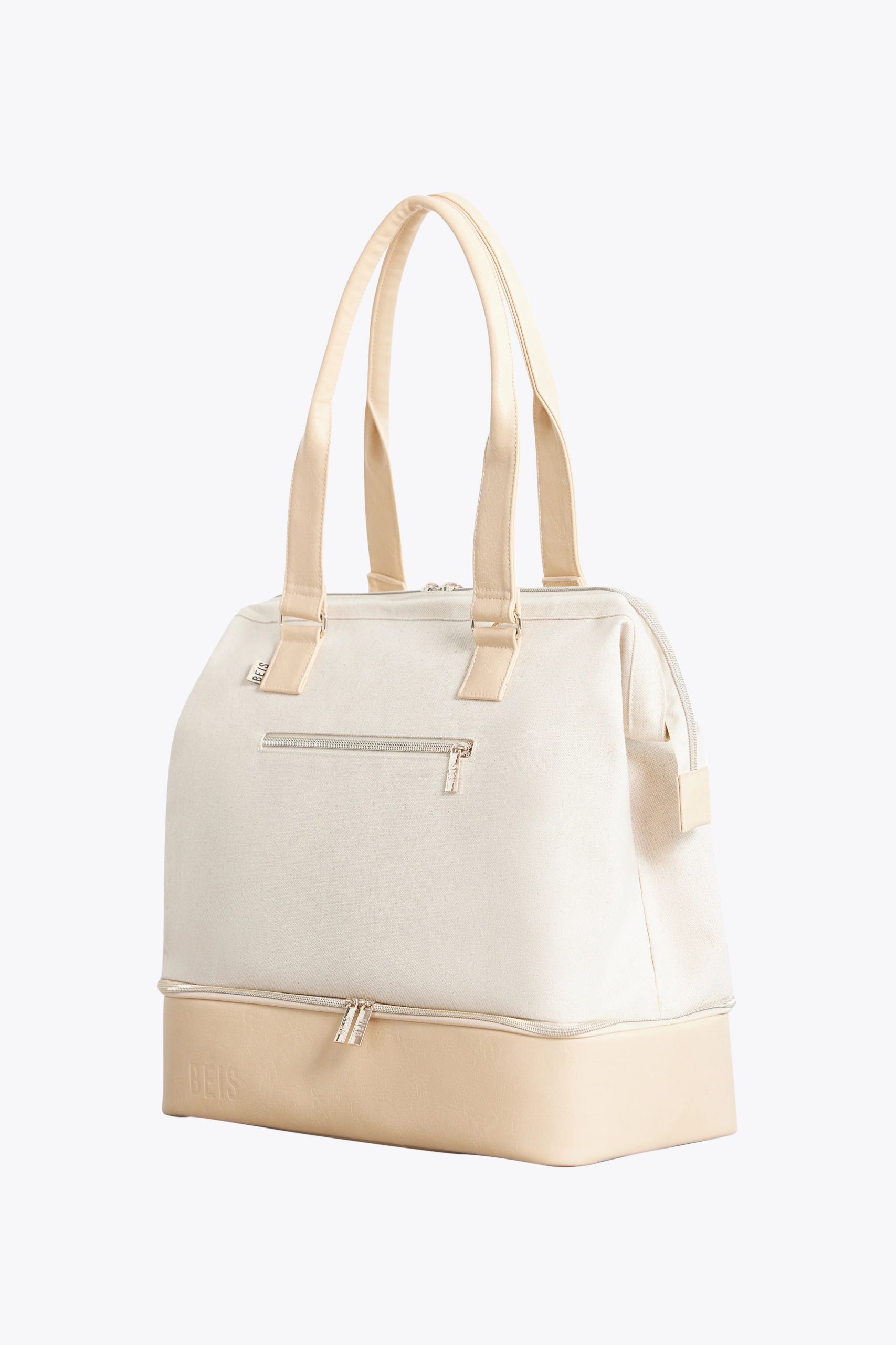 The Mini Weekender in Beige - Image 3