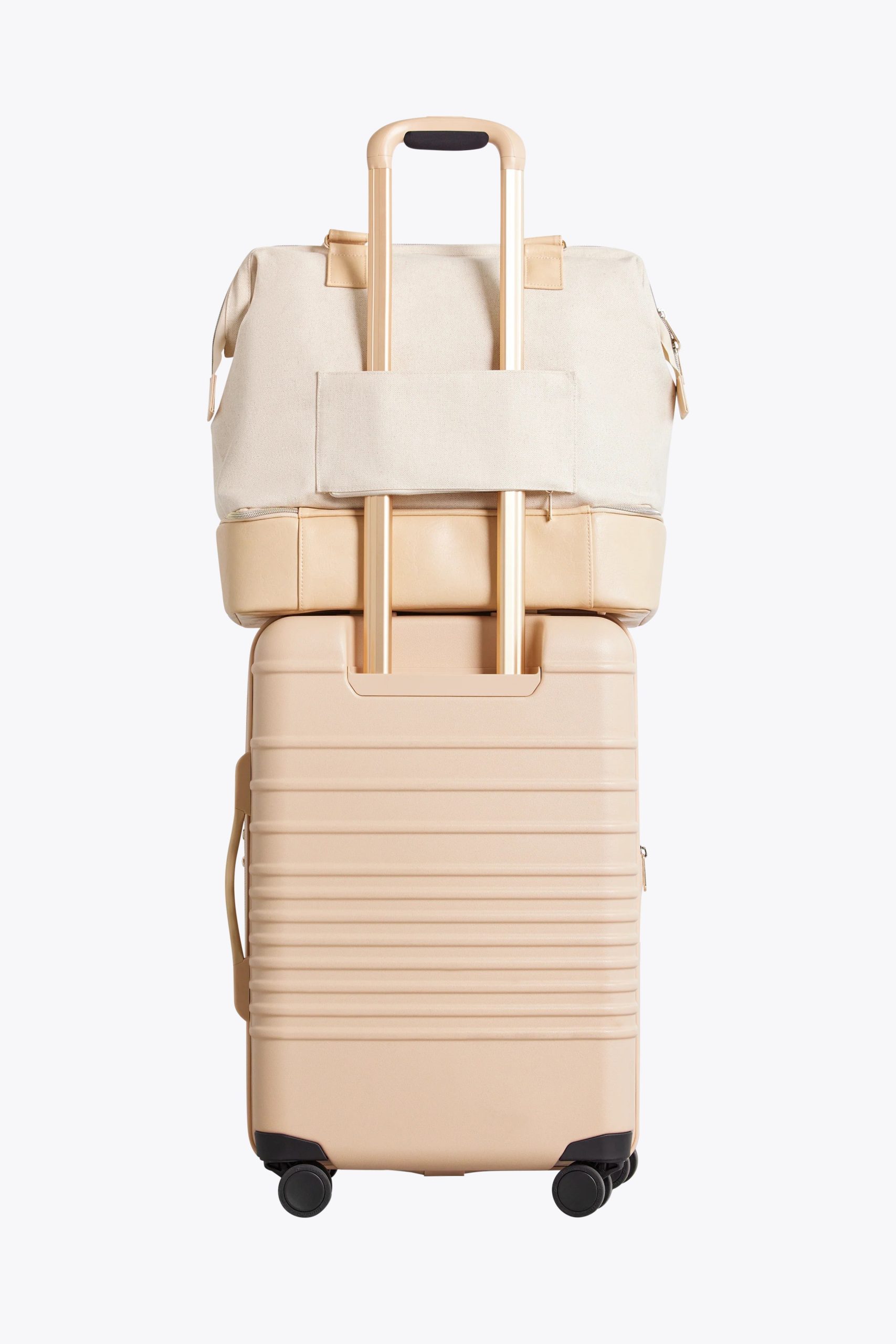 The Mini Weekender in Beige - Image 5