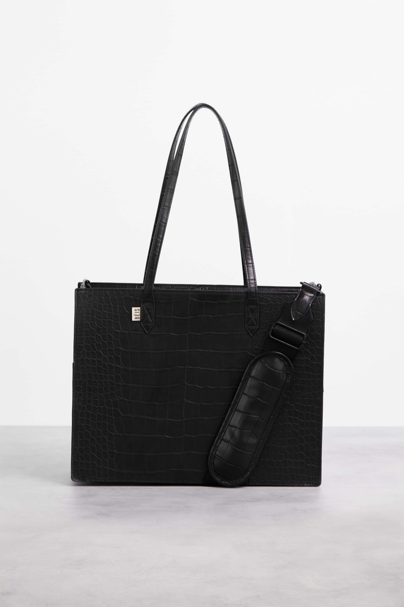 Resale The Work Tote in Black Croc - Image 3