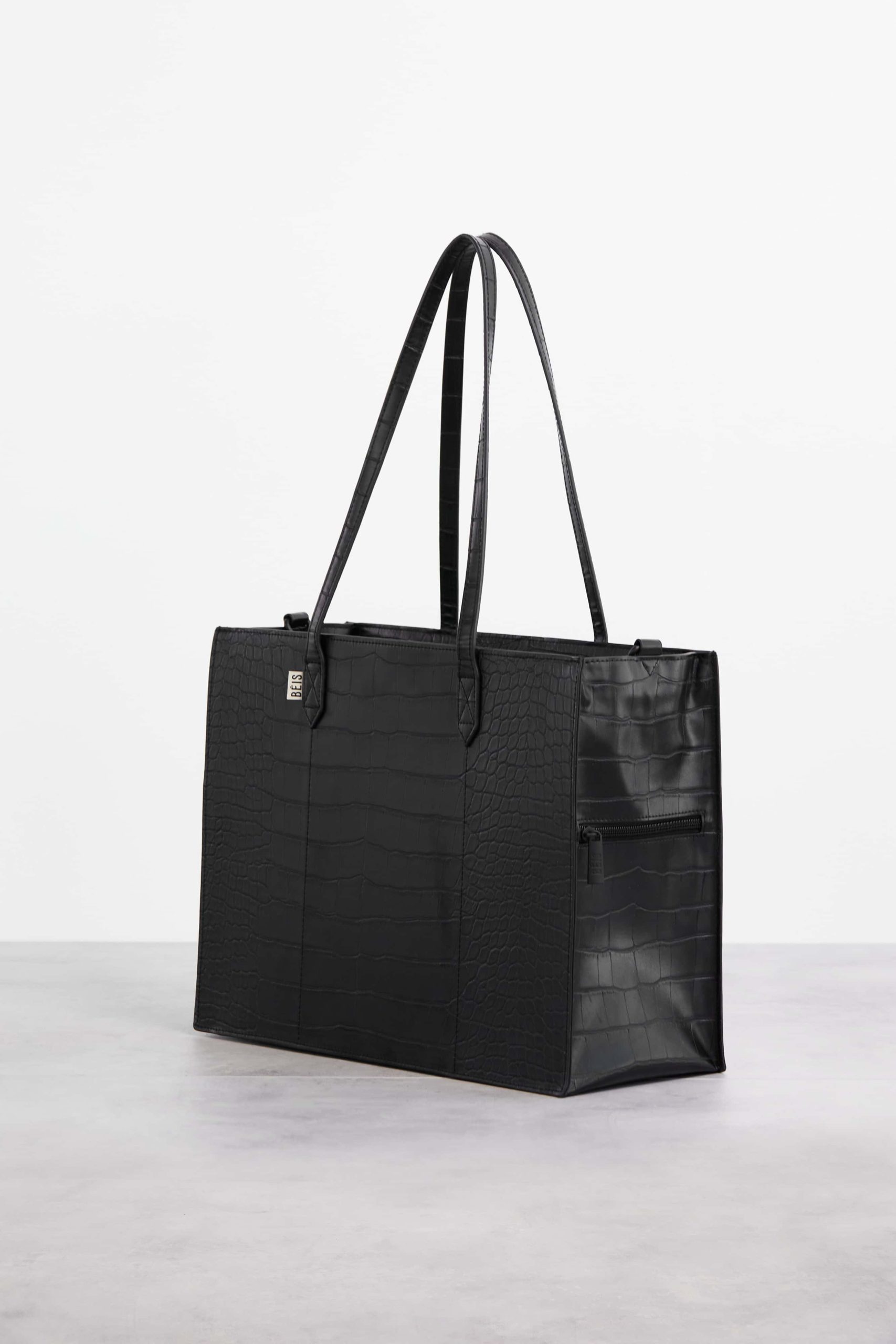 Resale The Work Tote in Black Croc - Image 4