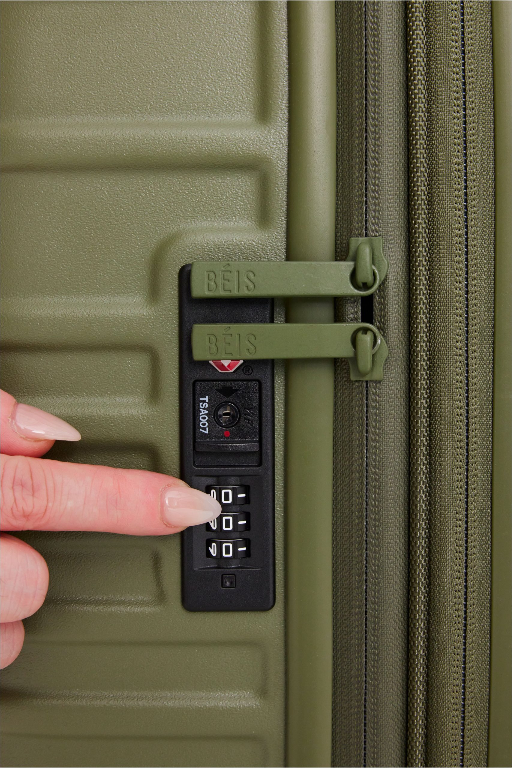 The Medium Check-In Roller in Olive - Image 8