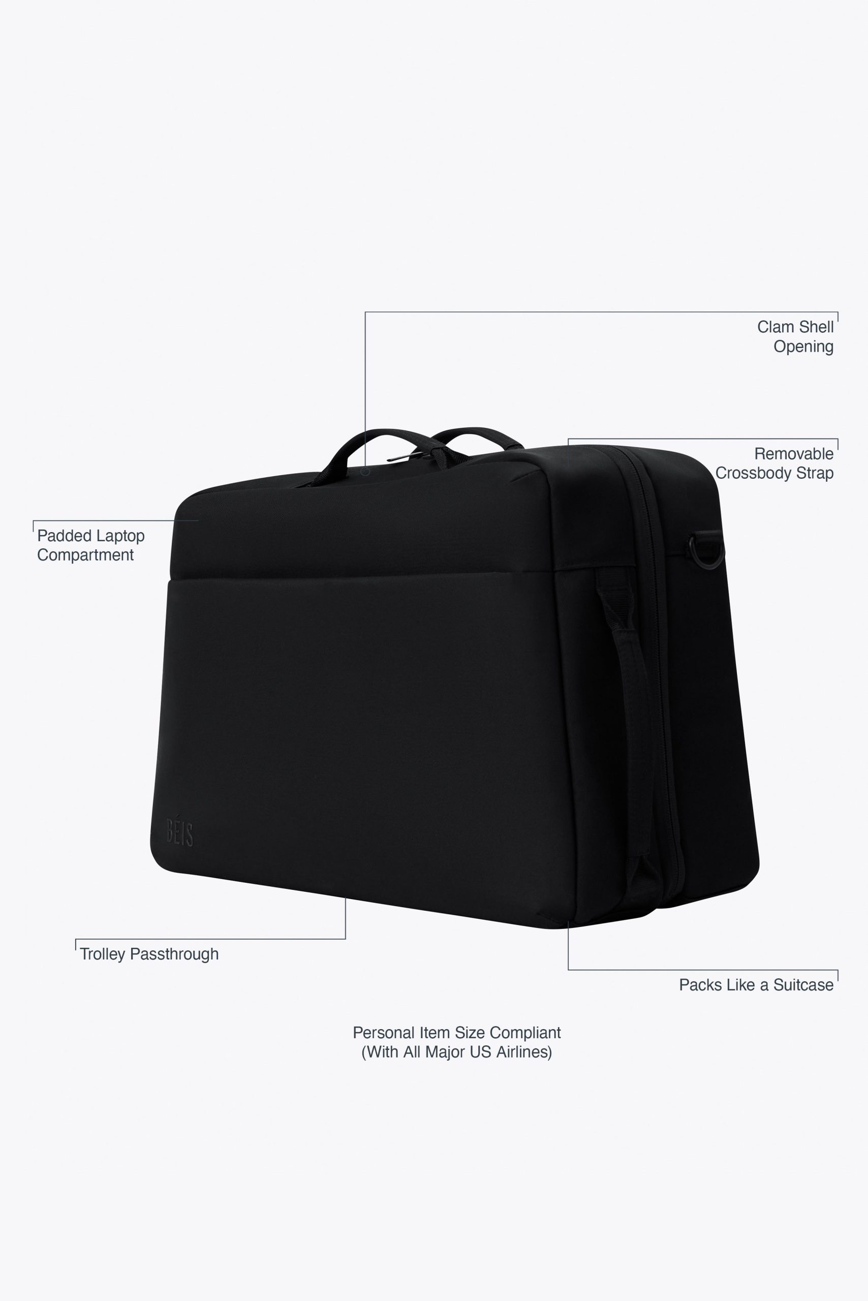 The Ultimate Travel Duffle in Black - Image 2