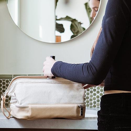 The Dopp Kit in Beige - Image 13