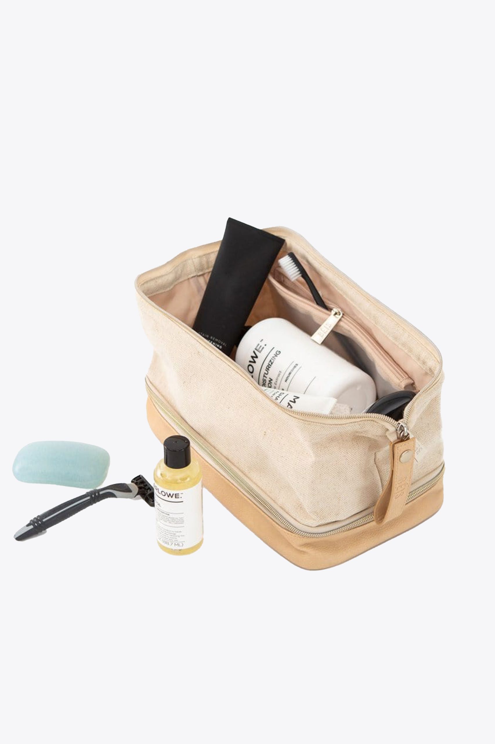 The Dopp Kit in Beige - Image 3