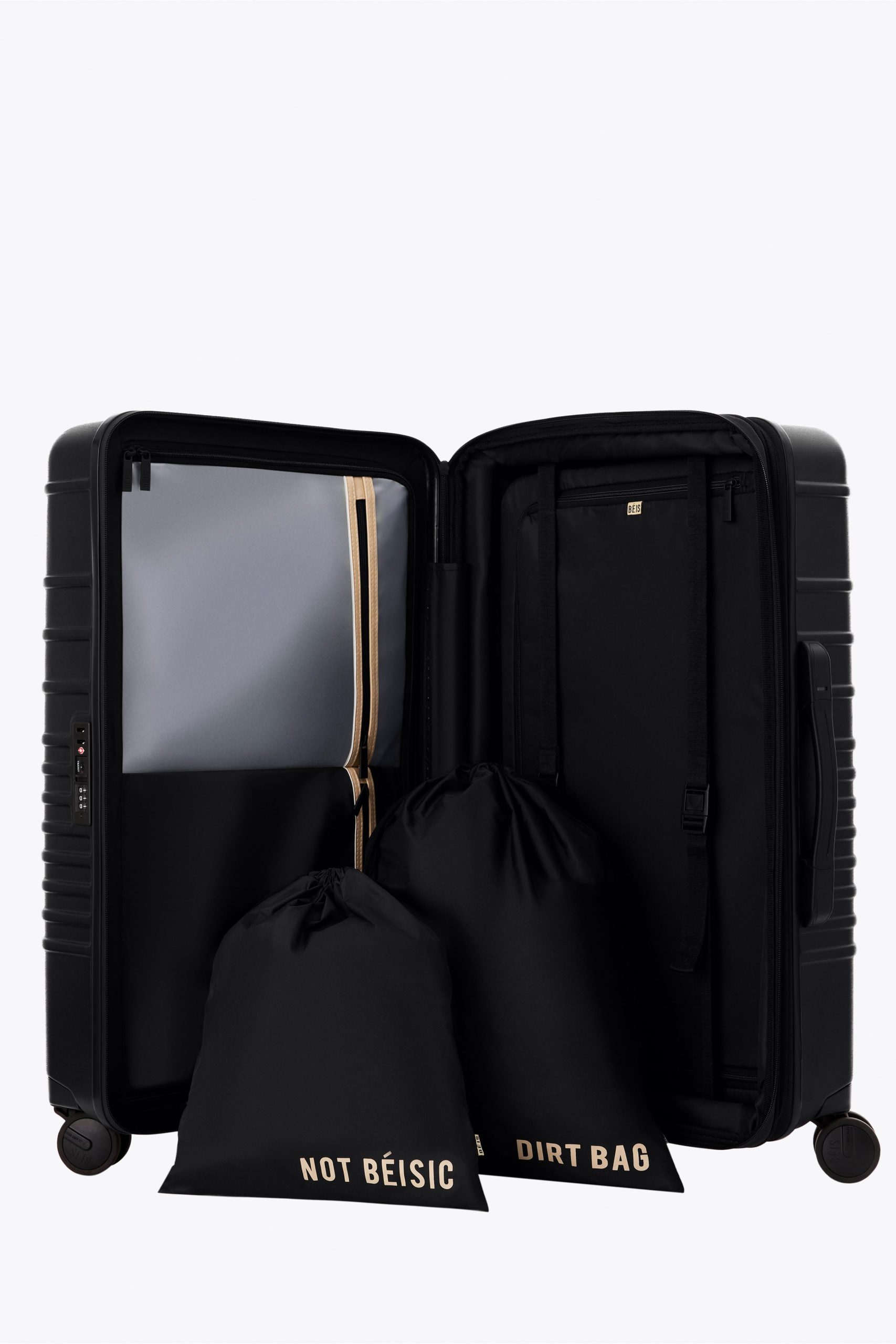 The Medium Check-In Roller in Black - Image 4
