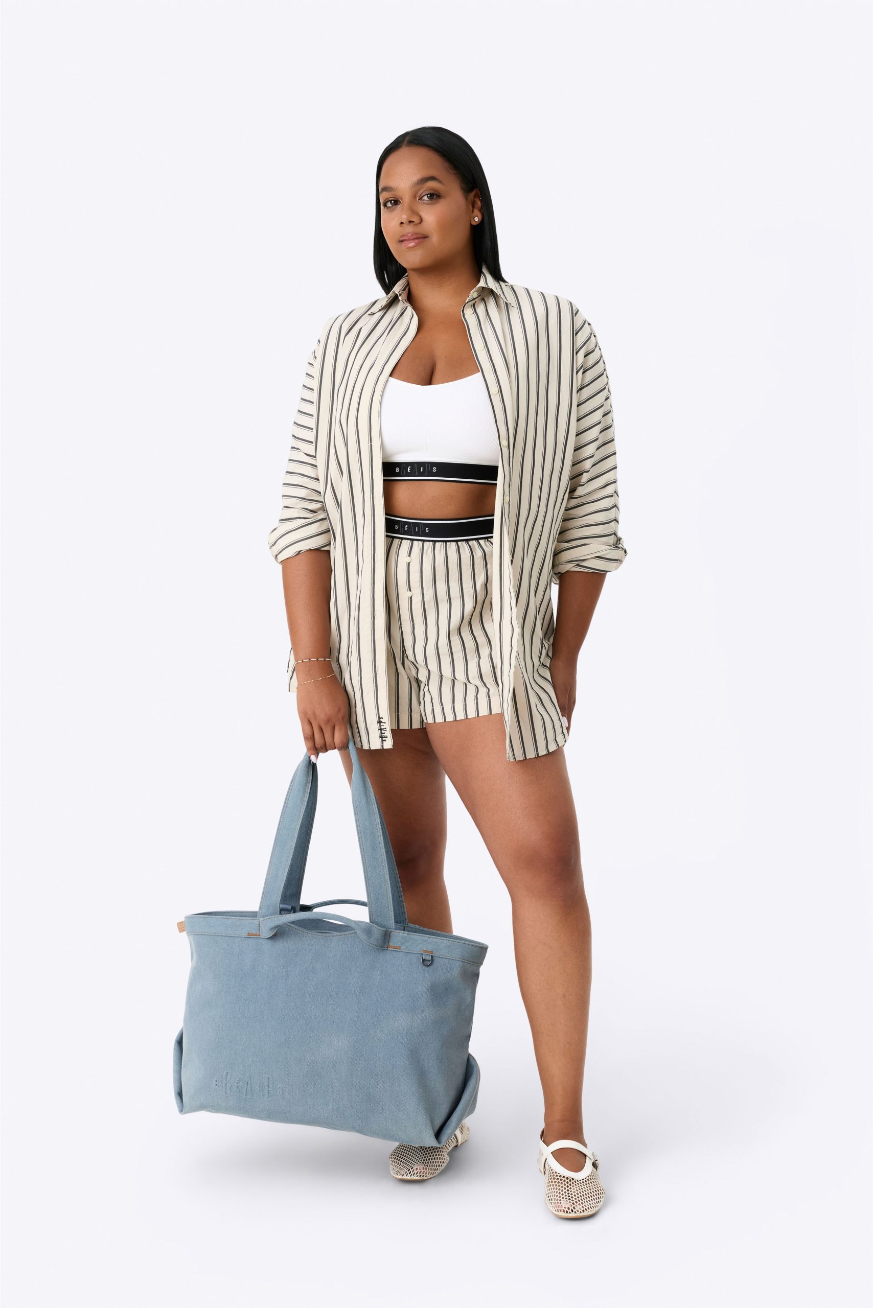 Gap x B??IS The Travel Tote in Denim Blue - Image 3