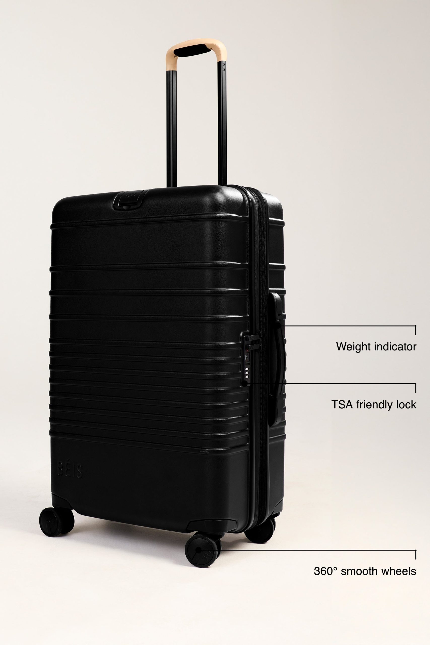 The Medium Check-In Roller in Black - Image 2
